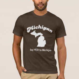 Michigan - diga sim o t-shirt