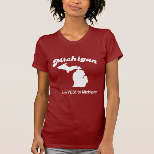 Michigan - diga sim o t-shirt