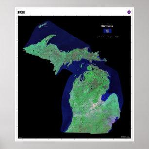 Michigan do poster do espaço