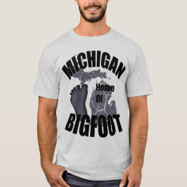 Michigan Home of Bigfoot T-shirt