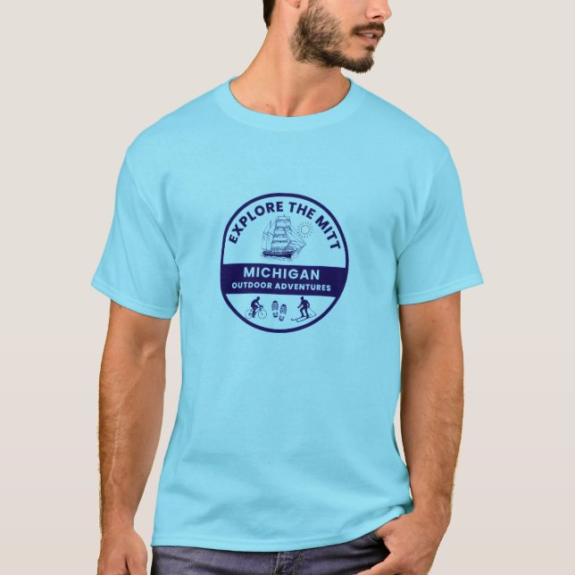 Michigan Outdoor Adventures T-Shirt (Frente)