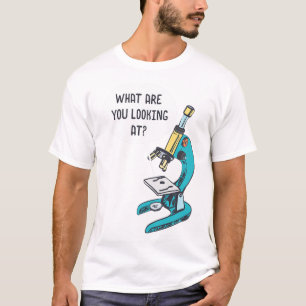 Microbiologia Engraçada Camisa de Biólogo para Hom