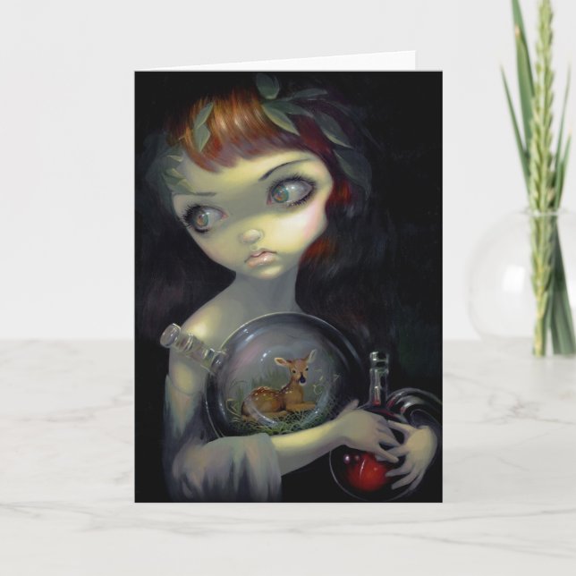 "Microcosmo: Cartão da jovem corça" (Frente)