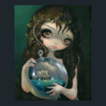 Microcosmo: Surrealismo da IMPRESSÃO de Pop de ART<br><div class="desc">"Microcosmo: Capa de Costura" é a terceira pintura na minha série Microcosmos - mergulhando no tema Microcosmos Alquímicos - vida miniatura e mundos criados em frascos de vidro ou béquer. Este capítulo apresenta uma linda garota pintada em estilo muito clássico, segurando uma órbita de vidro arejada contendo uma paisagem miniatura,...</div>