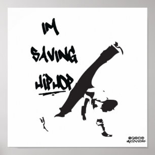 Microficha - eu salvar Hiphop, poster de Bboy