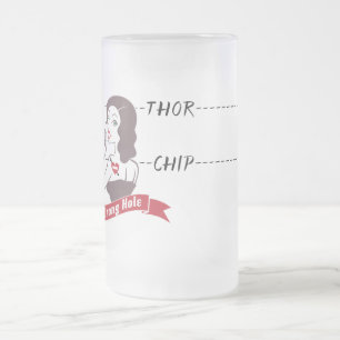 Microplaqueta do furo ou caneca errada do Thor