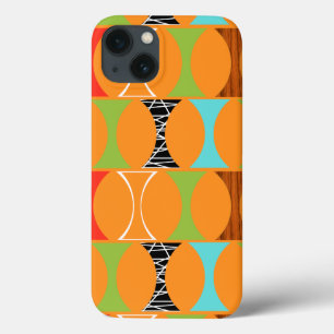 Mid Century Modern Orange Pattern iPad Air Case