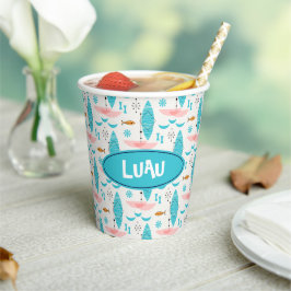 Mid Century Pink Catamaran