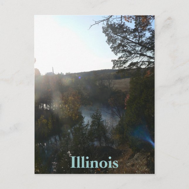 MIddle Fork Vermilm, Cartão de posto Illinois (Frente)