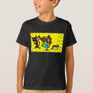 Midge Super-Herói Trio Kids Dark T-Shirt