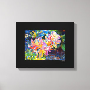 Mídia digital mista - Arte de Canvas preta