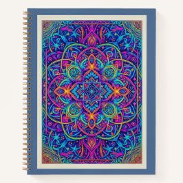 Midnight Bloom Mandala Zentangle Sacred Geometry