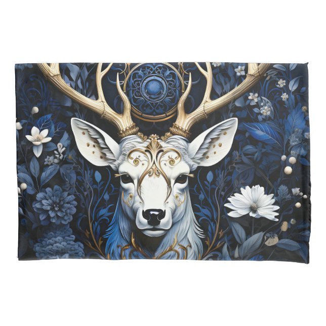Midnight Celestial Floral Gothic Deer  (Frente)