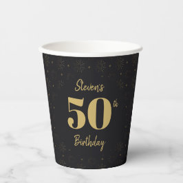 Midnight Gold Milestone Paper cup