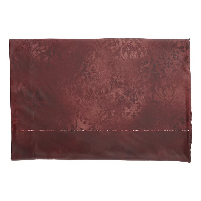 Midnight Henna Romance | Red Satinge Damask (Frente)