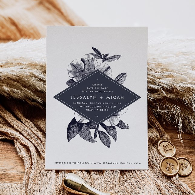 Midnight Orchid Salve o Cartão de Data (Criador carregado)