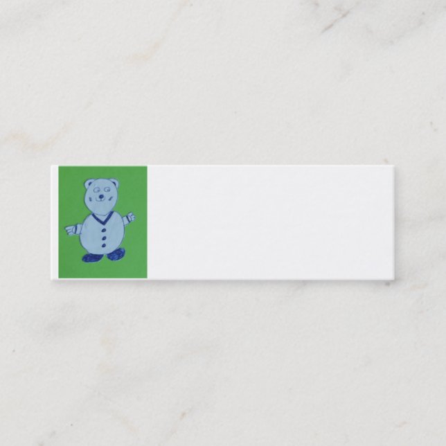 Mike Skinny Cartões de visitas, 7,6 cm x 2,5 cm, (Frente)