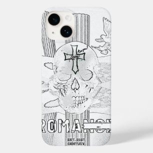 Mikitiez dreamer skull tatuagem no arco-íris rosa