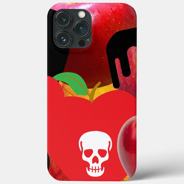 Mikitiez red skull, tóxica para a maçã vegan, verã (Verso)