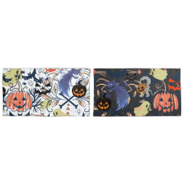 Mikitiez retro vintage abóboras ghouls halloween