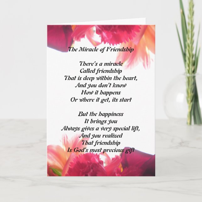 Milagre do Cartão de Amizade (Frente)
