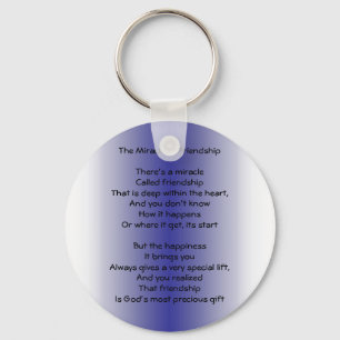 Milagre do Poema da Amizade chaveiro