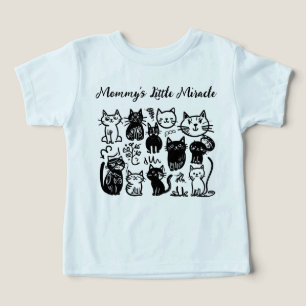 Milagre mamãe T-Shirt De Bebê Bonito Adora