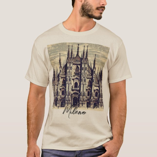 Milan Itália T-shirt (Frente)