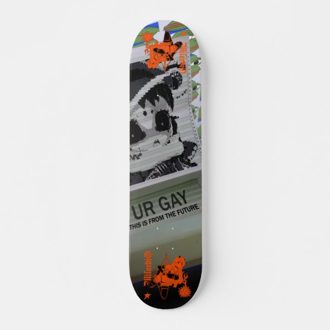 milardio says ur gay skateboard (Frente)
