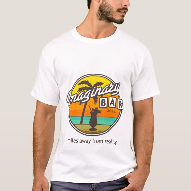 Milhas imaginárias do bar longe do t-shirt da (Frente)