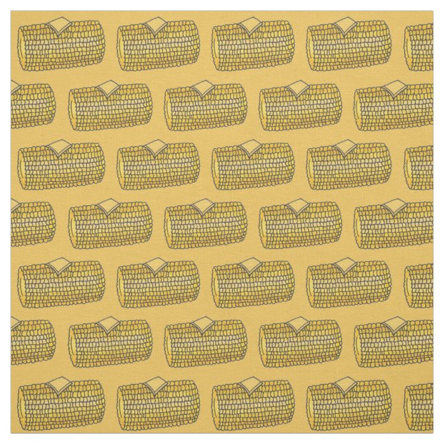 Milho Amarelo grelhado no Tecido Cob Corncob (Modelo)
