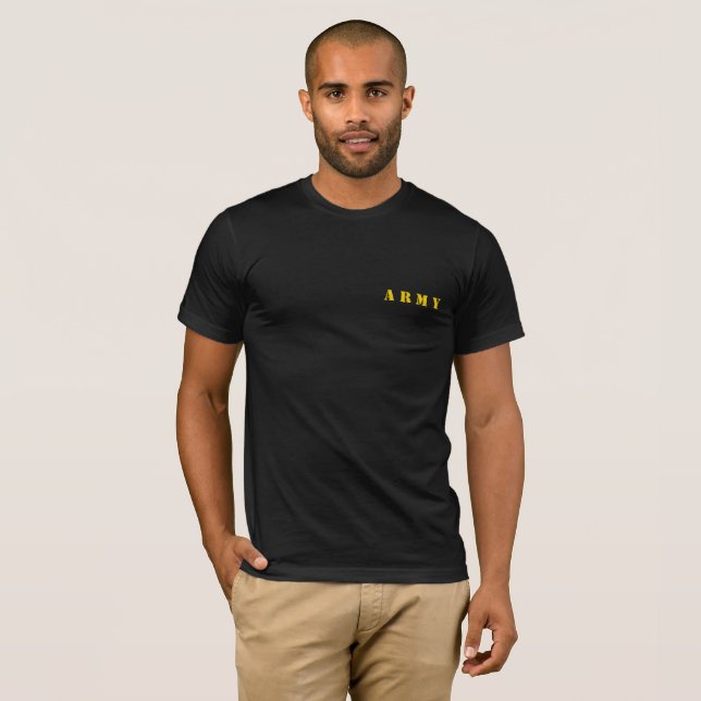 Militar de Camisas Masculinas (Frente Completa)