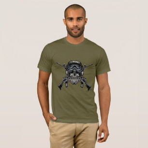 Militar de Camisas Masculinas