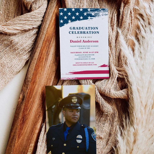 Militar de Convite à Festa de formatura de Bandeir (Criador carregado)