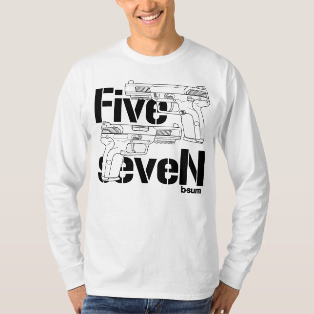 military t-shirts FN Five seveN (Frente)