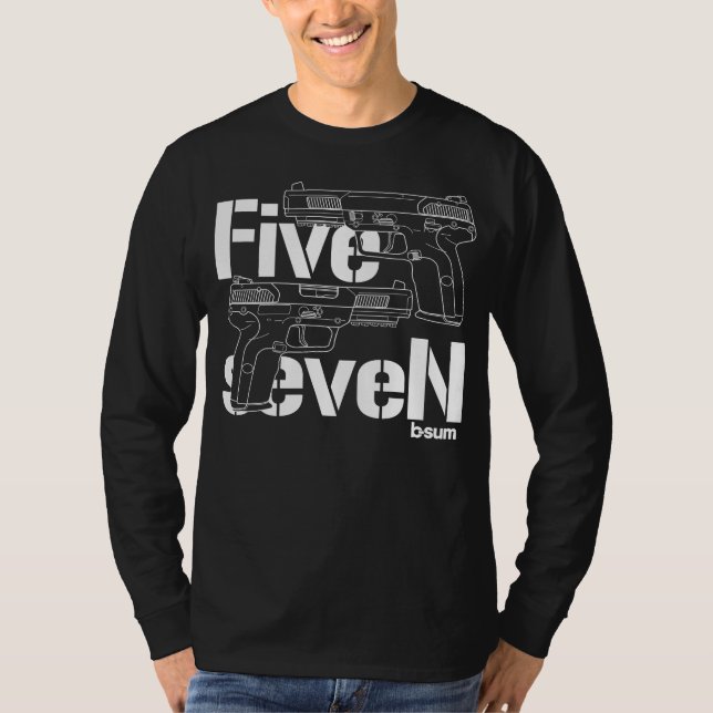 military t-shirts FN Five seveN (Frente)
