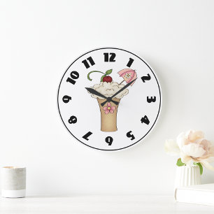 Milkshake Com Relógio De Guarda-Chuva