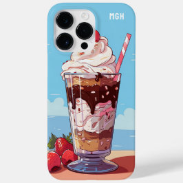 Milkshake de Sorvete Monograma Personalizado