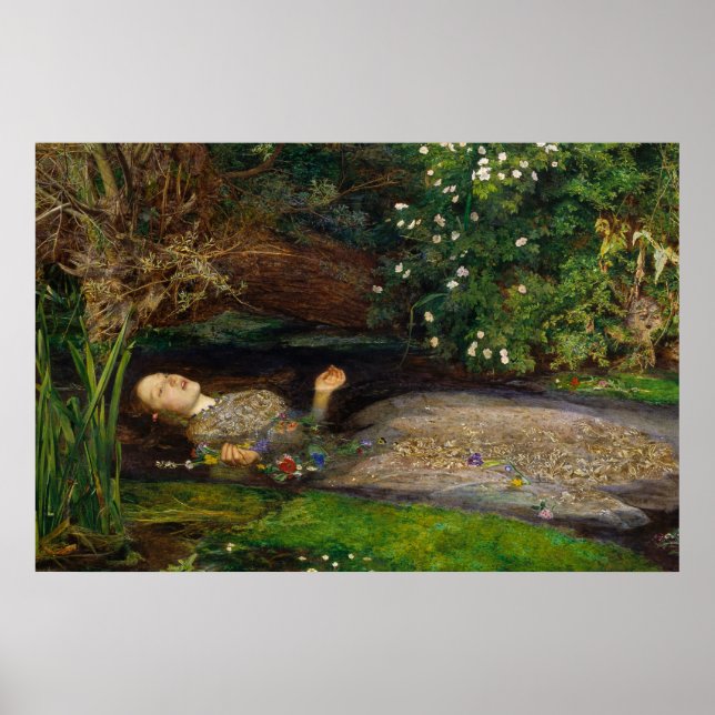 Millais Ophelia CC0008 Poster (Frente)