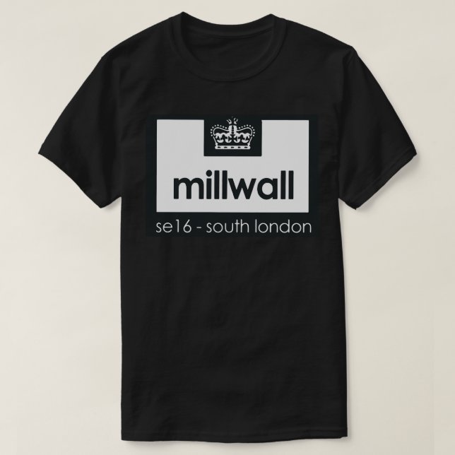 Millwall SE 16 Classic T-Shirt (Frente do Design)
