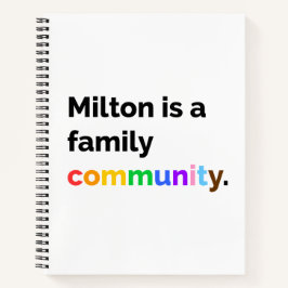 Milton é um notebook LGBTQ+ ORDENADO da comunidade
