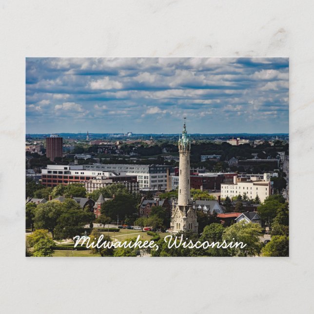 Milwaukee, cartão postal de Wisconsin (Frente)