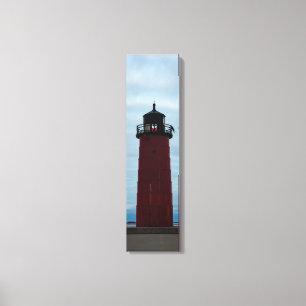 Milwaukee Pierhead Lighthouse Ver Canvas Vertical