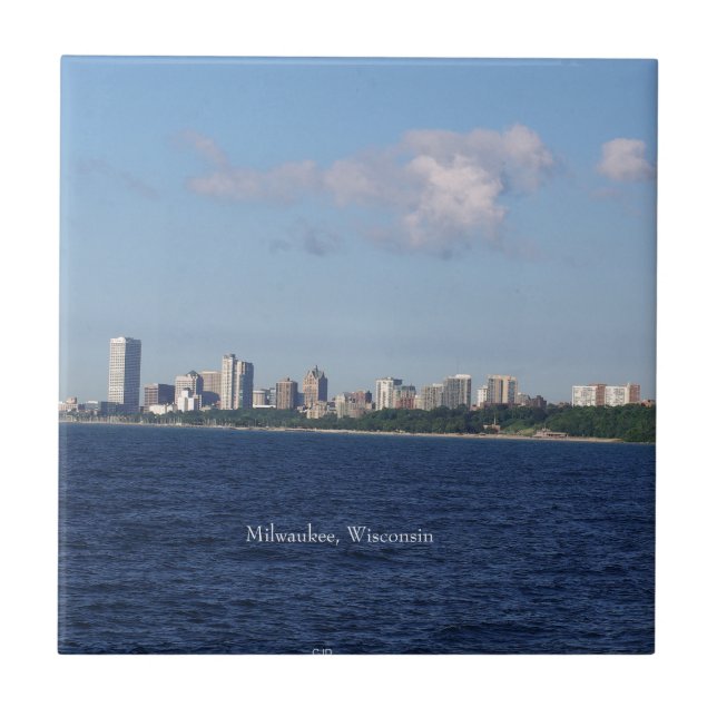 Milwaukee Skyline azulejo (Frente)