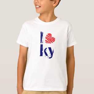 Mim amor retro KY do t-shirt da forma de Kentucky