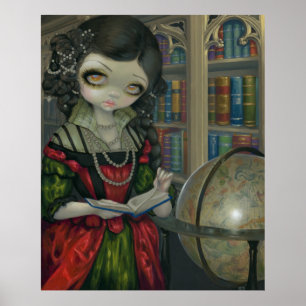 Mim arte gótico do vampiro do IMPRESSÃO da ARTE