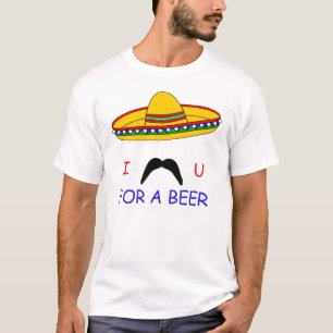 Mim bigode você para um t-shirt de Cinco de Mayo
