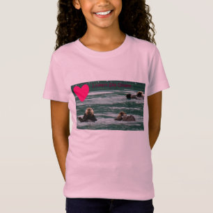 mim camisa da boneca t das meninas das lontras de