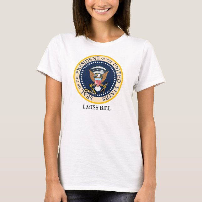 Mim camisa da senhorita Bill Clinton (Frente)