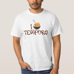 Mim camiseta do gráfico do Tempura